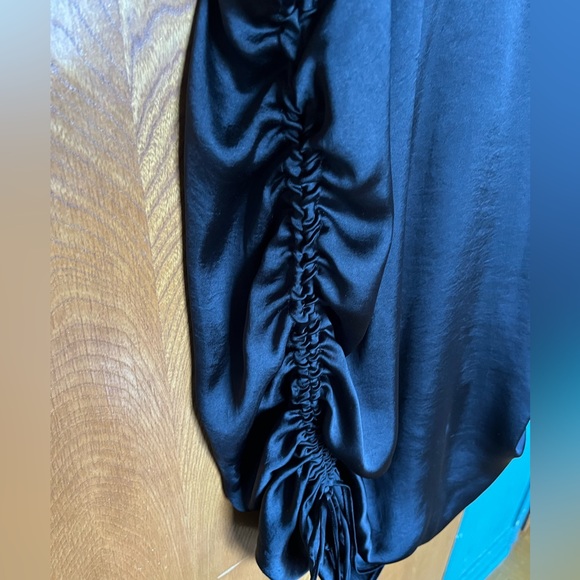 ZARA ● Satin Effect Adjustable Dress - Picture 4 of 5